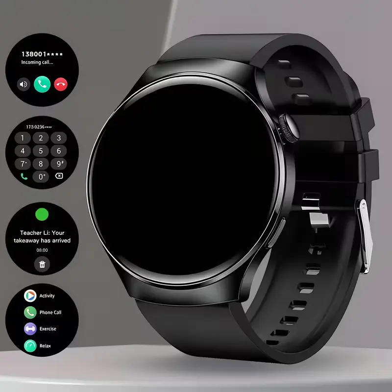 New Full-Touch Screen Sports Smartwatch - Wearable Device with Call Function, Multiple Sports Modes, Camera Control, Message Notifications, Customizable Watch Faces, TPU Strap, Compatible with Android & iOS, Ideal Birthday/Holiday Gift, Devices
