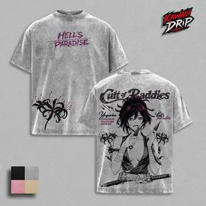 Yuzuriha Hell’s Paradise Anime Graphic T-Shirt Hoodie | Jigokuraku Manga Streetwear Top | Anime Lover Crewneck Unisex Sweatshirt | Graphic Oversized Pullover Merch | Soft Cotton Streetwear Clothes Casual Wear | Anime-Inspired Fashion Gift