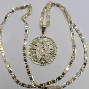 VIRGIN MARY beautiful necklace gold-plated three fashion colors religious style loved