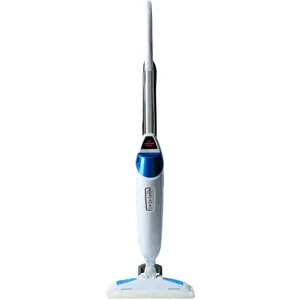 212 MAIN PowerFresh Deluxe Corded Hard Floor Steam Mop - White Electric Steam Cleaner with Corded Unit, SpotBoost Brush