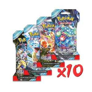 10 Packs - Stellar Crown Pokemon Trading Card Game