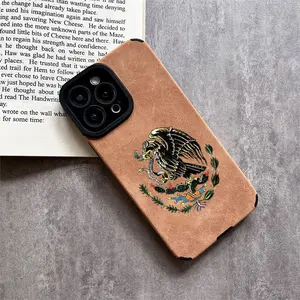Eagle Catching Snake Symbol Patterns Phone Case Featuring A Soft Pu Leather Patch Panel And Precision Camera Cutout, Blending Sophisticated Tactile Feel With Reliable Drop Protection For iPhone 17 16 15 14 13 12 11 X XS