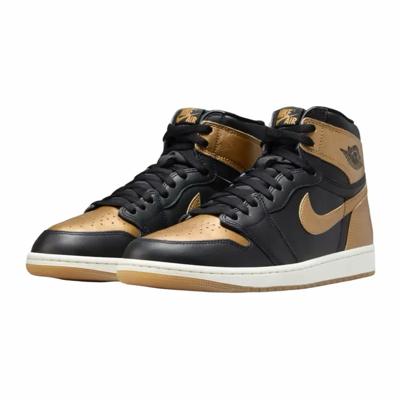JORDAN 1 Retro High OG, Black Metallic Gold Men's