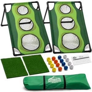 Par 1 Backyard Golf Cornhole Game, Golf Gifts for Men, Golf Accessories for Men, Golf Chipping Game
