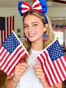 American Independence Day Celebration Earrings, Star, Eagle, Heart, Butterfly Knot, Perfect Gift for Her, Unique Jewelry Accessories