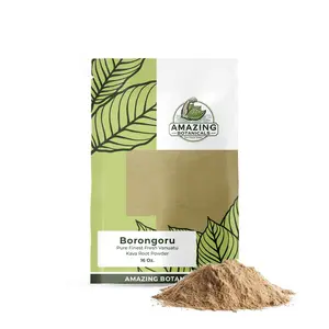 Amazing Botanicals Borongoru Vanuatu Kava Root Powder, 1lb Pure Edible Noble Piper Methysticum Herbal Supplement for Adults, Traditional Kava Preparation & Calm Support