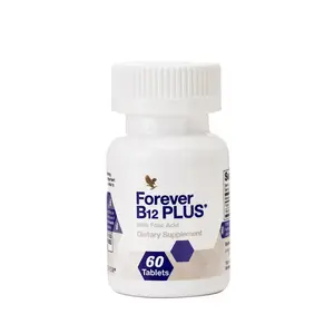 Forever B12 Plus - Dietary Supplement with Folic Acid - 60 Tablets - US Made Health & Nutrition Product for Daily Use