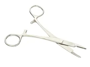 5-1/2" Stainless Steel Straight Olsen Hegar Needle Holder With Fishing Forceps Cutter Hobby tool Forceps