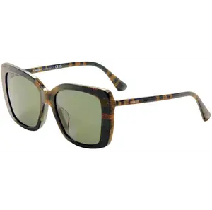 Burberry Women's 54mm Checker Green Sunglasses BE4456F-416971-54