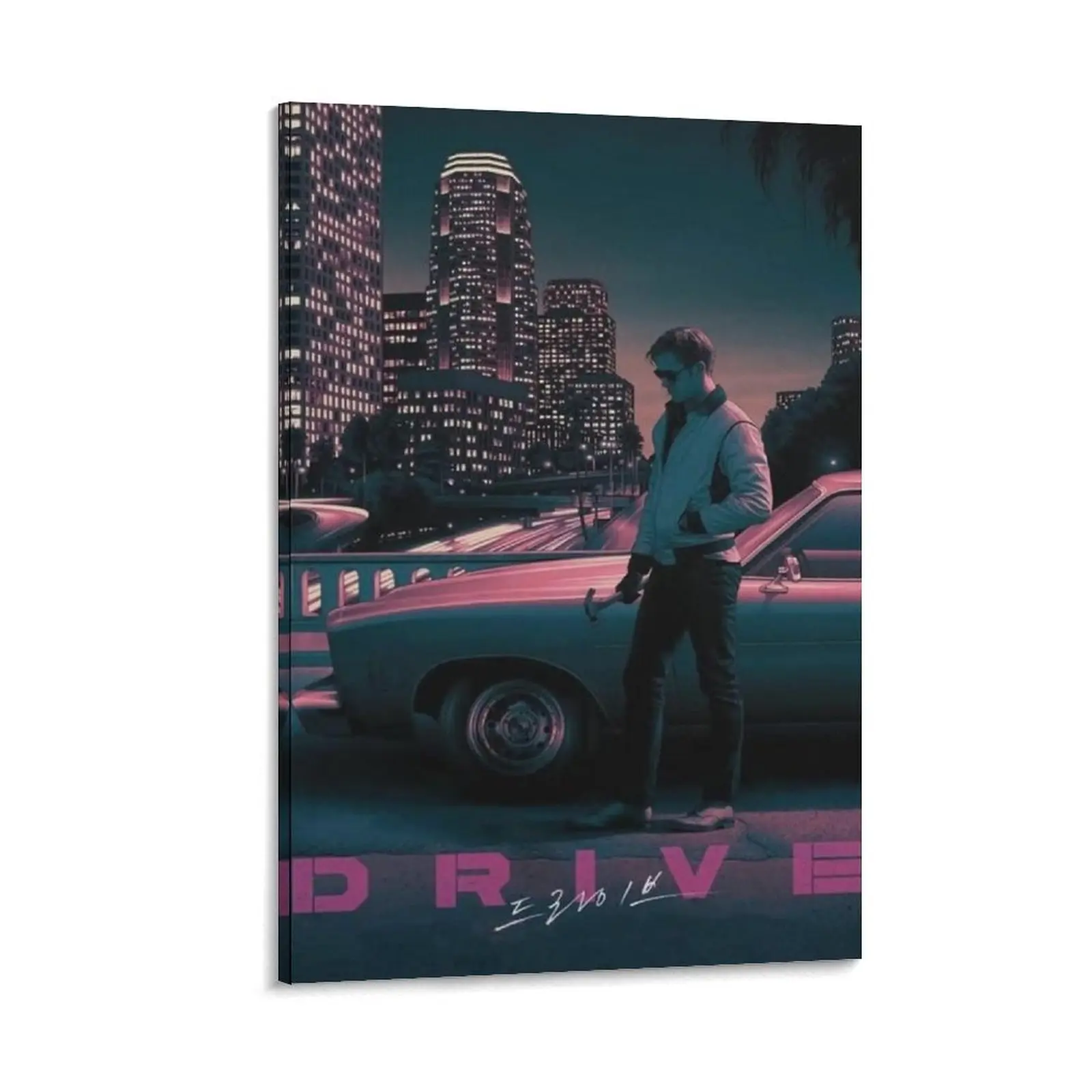 Drive (2011) Vintage Movie Poster HD Canvas Prints Canvas Poster Bedroom Decor Sports Landscape Office Room Decor Gift Frames Ornaments Wall Artistic