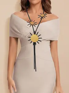 Simple Sunflower Shape Accessory, Minimalist Design, Three-Dimensional Sunflower Ornament, Elegant Decorative Piece, Perfect Gift Idea