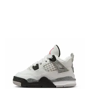 Toddler's Jordan 4 Retro OG Summit White/Fire Red (IB4387 100)