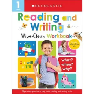 First Grade Reading/Writing Wipe Clean Workbook: Scholastic Early Learners (Wipe Clean) -- Scholastic, Paperback