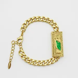 MARACCESORIOS. San jude bracelet. bracelet size 17 cm.