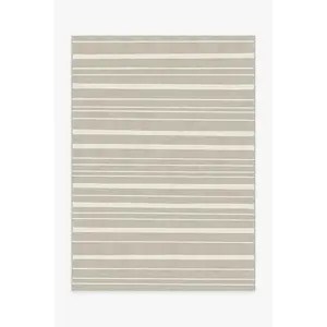 Hudson Stripe Stone Flatwoven Rug