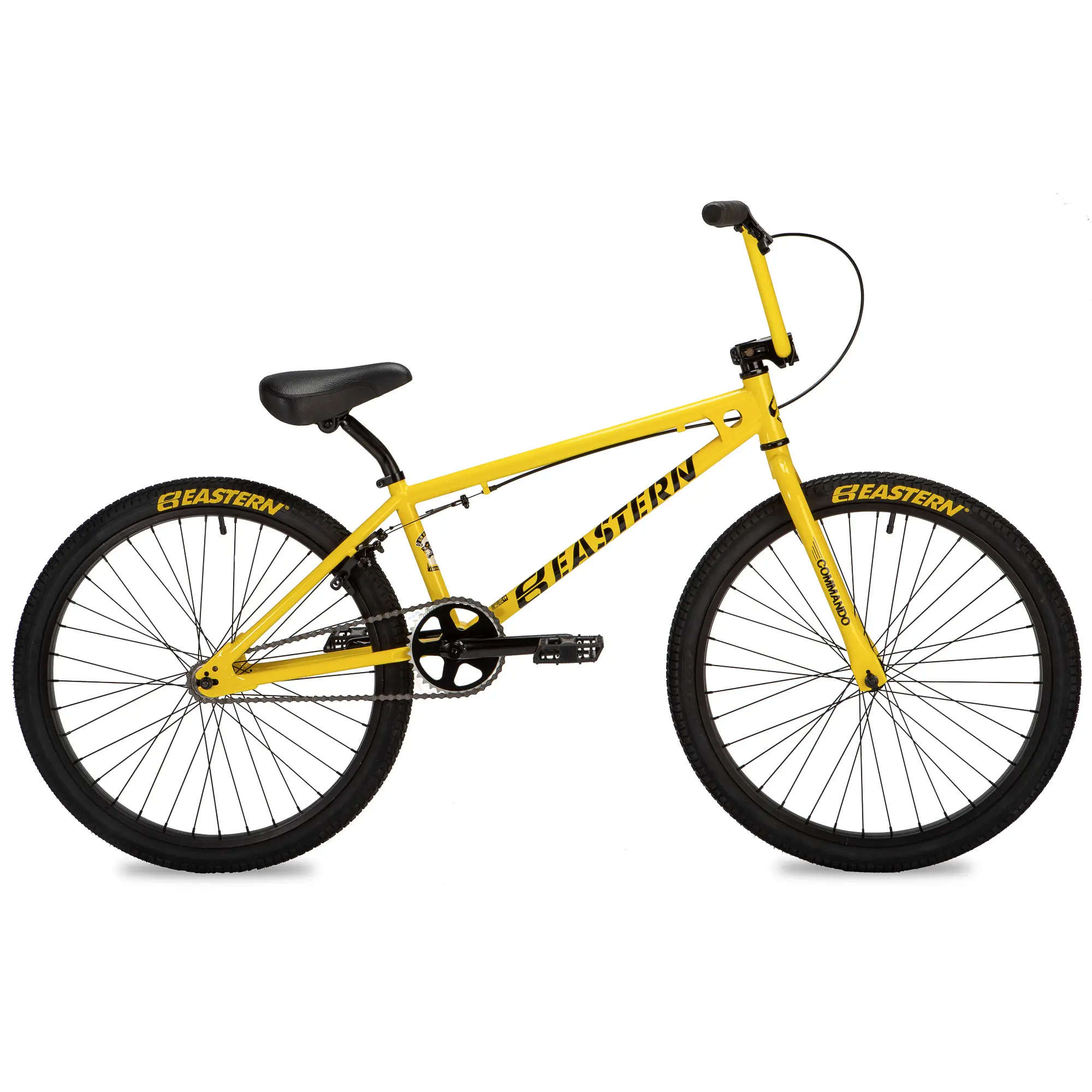 Eastern Commando 24" Ltd BMX Bike Old School Style Cruiser Bike - Full Chromoly Frame - Sealed Hubs for Easy Maintenance and High Durability