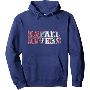 Rafael Devers Boston Baseball Name MLBPA Pullover Hoodie - Size S-3XL Unisex, Cotton MLB