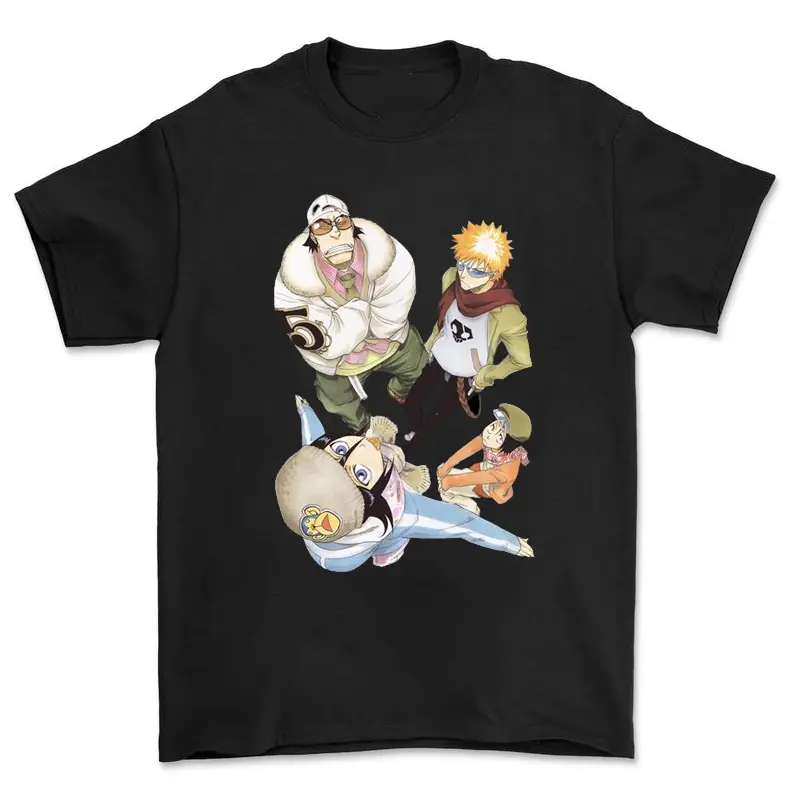 Anime Bleach Funny Cute Shirt Gift For Fan Unisex Cotton