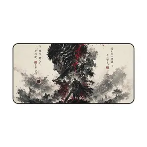 Berserk Guts Gaming Mouse Pad Anime Desk Mat | Dark Fantasy Manga Mousepad | Gamer Desk Setup | Otaku Gift | Keyboard Pad