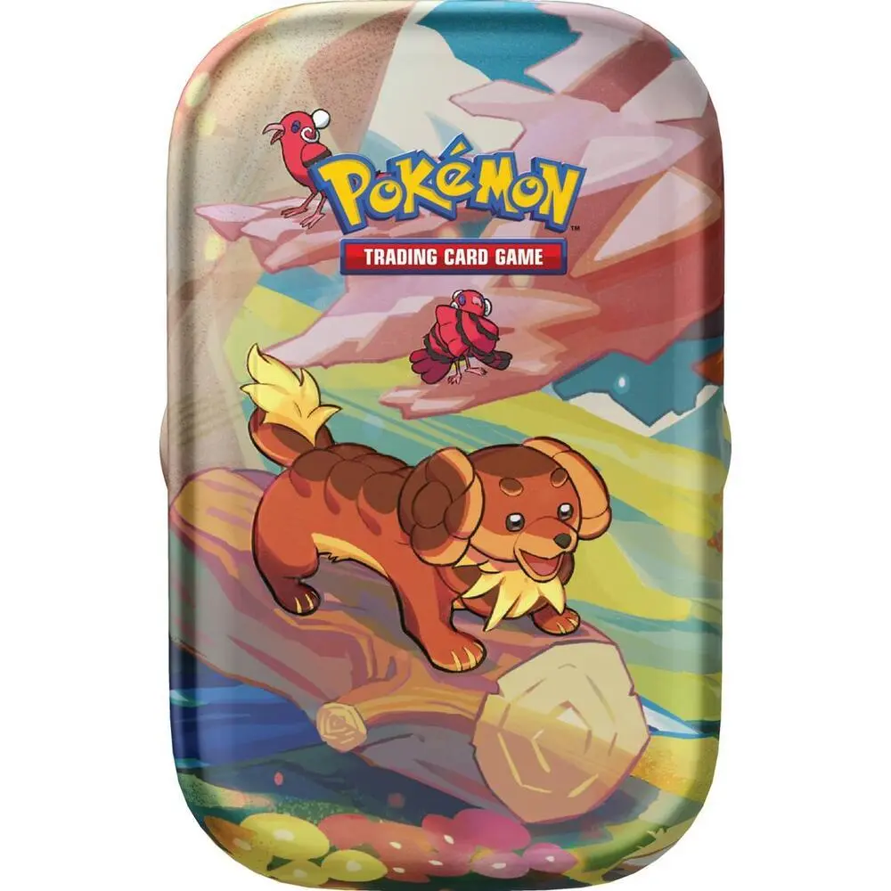 New Vibrant Paldea Dachsbun Mini Tin - Non-Sports Collectible Trading Card Accessory with Card Packs