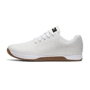 NOBULL Women's Outwork Shoe in White Gum - OG Strength Training Shoe, Durable Gym Trainer, Lifting Sneaker