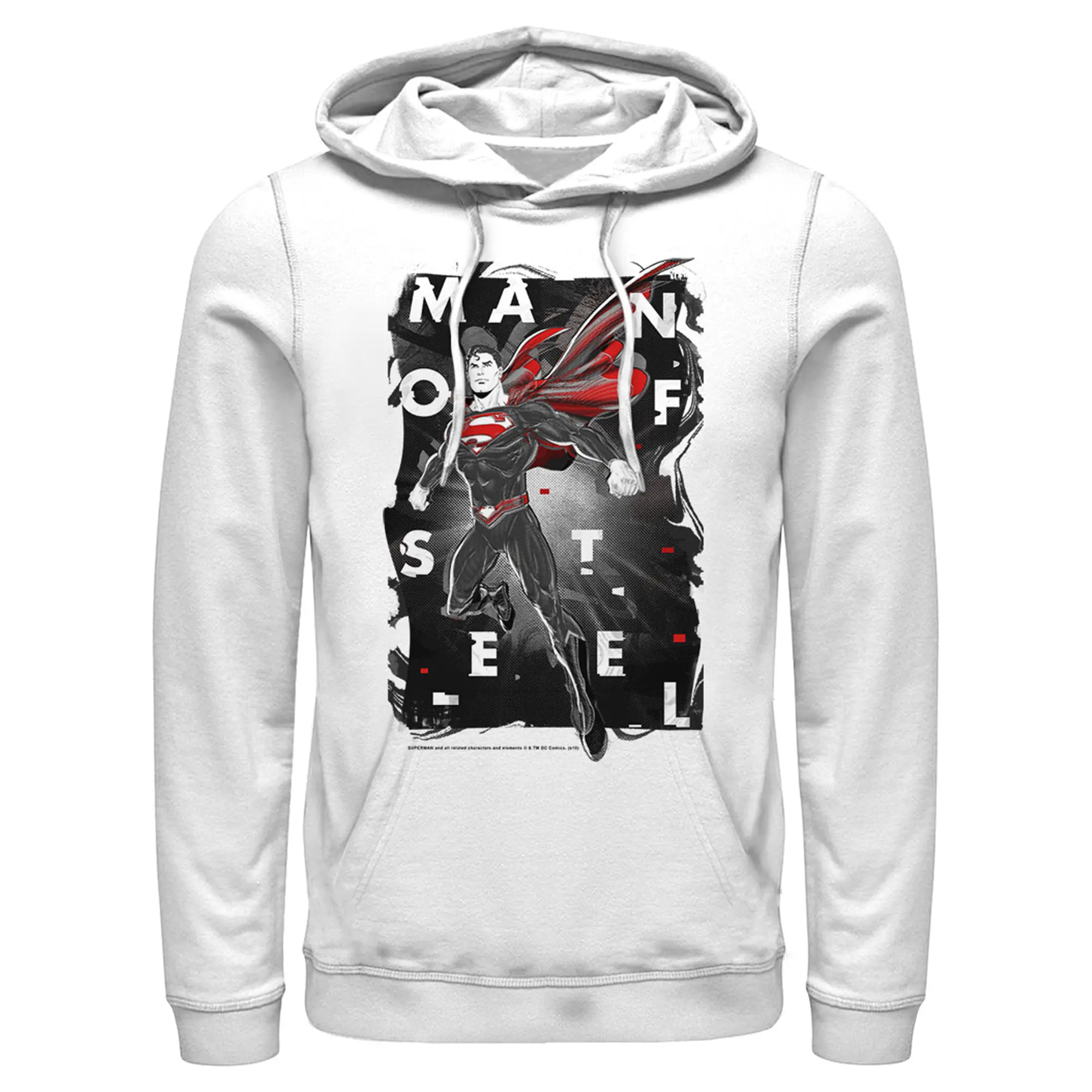 Men's Superman Man of Steel Pull Over Hoodie