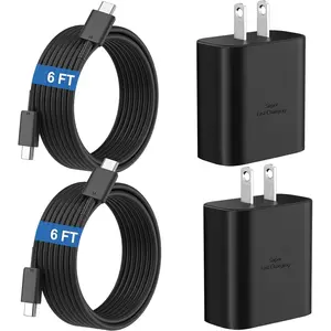 45W USB C Charger Fast Charging for iPhone 16 Pro Max, 2 Pack 45W USB C iPhone 16 Fast Charger Block with 10FT USB C Charging Cable for iPhone 16/16 Plus/16 Pro/16 Pro Max/15/15 Pro/15 Pro Max (Black)