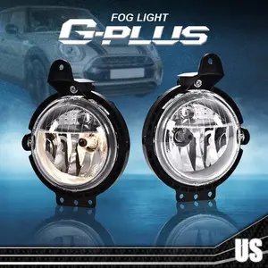Fit For 2007-2015 Mini Cooper 1Pair Clear Bumper Fog Lights Lamps Left+Right