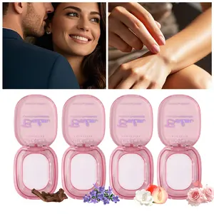 Solid Perfume Balm Kit, 4 Trending Scents: Bluebell, Peach, Rose & Oud. Travel-Friendly Compact Wax-Based Formula, Long-Lasting Freshness For Everyday Wear. Perfect For On-The-Go Touch-Ups And Scent Layering, An Ideal Gift For Her And Beauty Enthusiasts.
