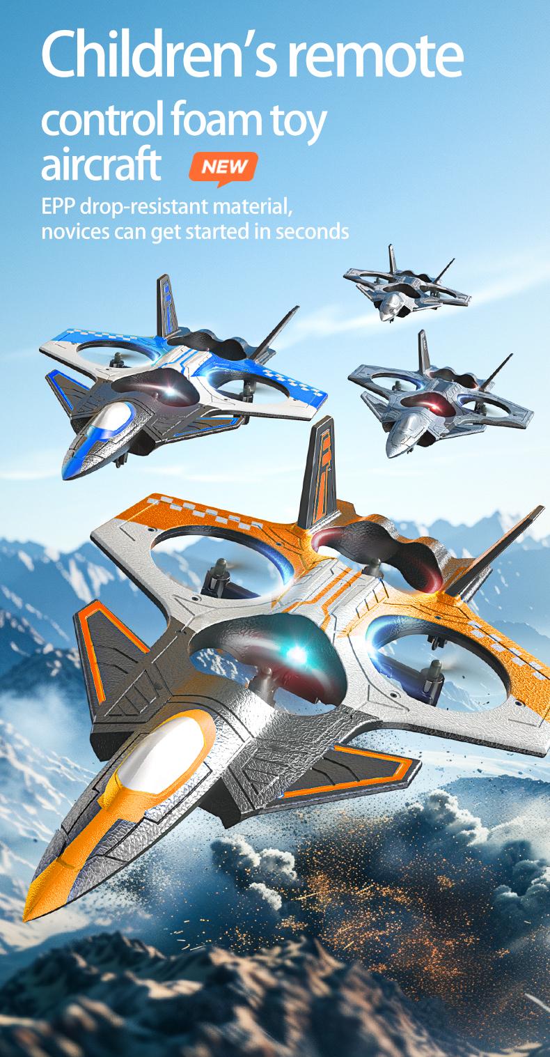 tongliKids Remote Control Foam Airplane Electric Stunt Aircraft Drone Quadcopter Easy to Control for Beginners Durable and Impact Resistant EPP Soft Foam Stunt Rolling Drone for Kids Ages 8-12 Christmas Halloween Thanksgiving Gift