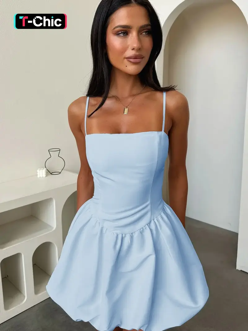 light blue mini dresses - TikTok Shop light blue mini dresses - TikTok Shop