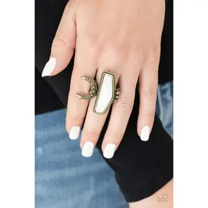 Cosmic Karma - Brass Ring - Paparazzi Accessories