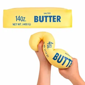 New Ultra Soft Fast Rebound Butter Stick Squeeze Toy, Realistic Food Model Stress Relief Fidget Toy, Unique Fun Squishy Toy