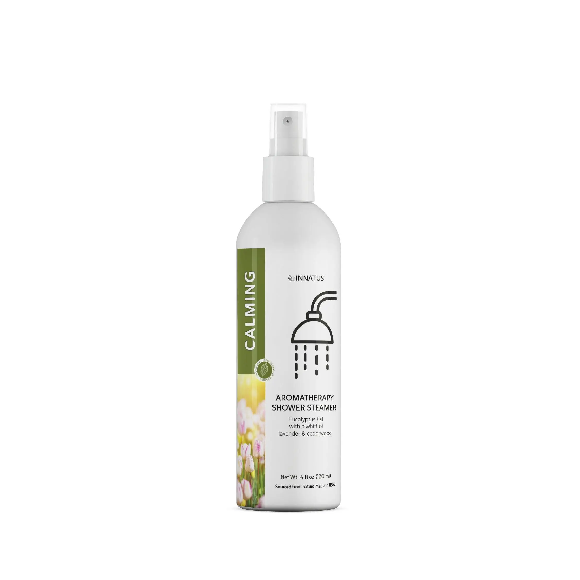 Calming shower spray eucalyptus oil with a whiff of Lavender - Shower Spray with Lavender Essence Body Care Fragrance 4 OZ