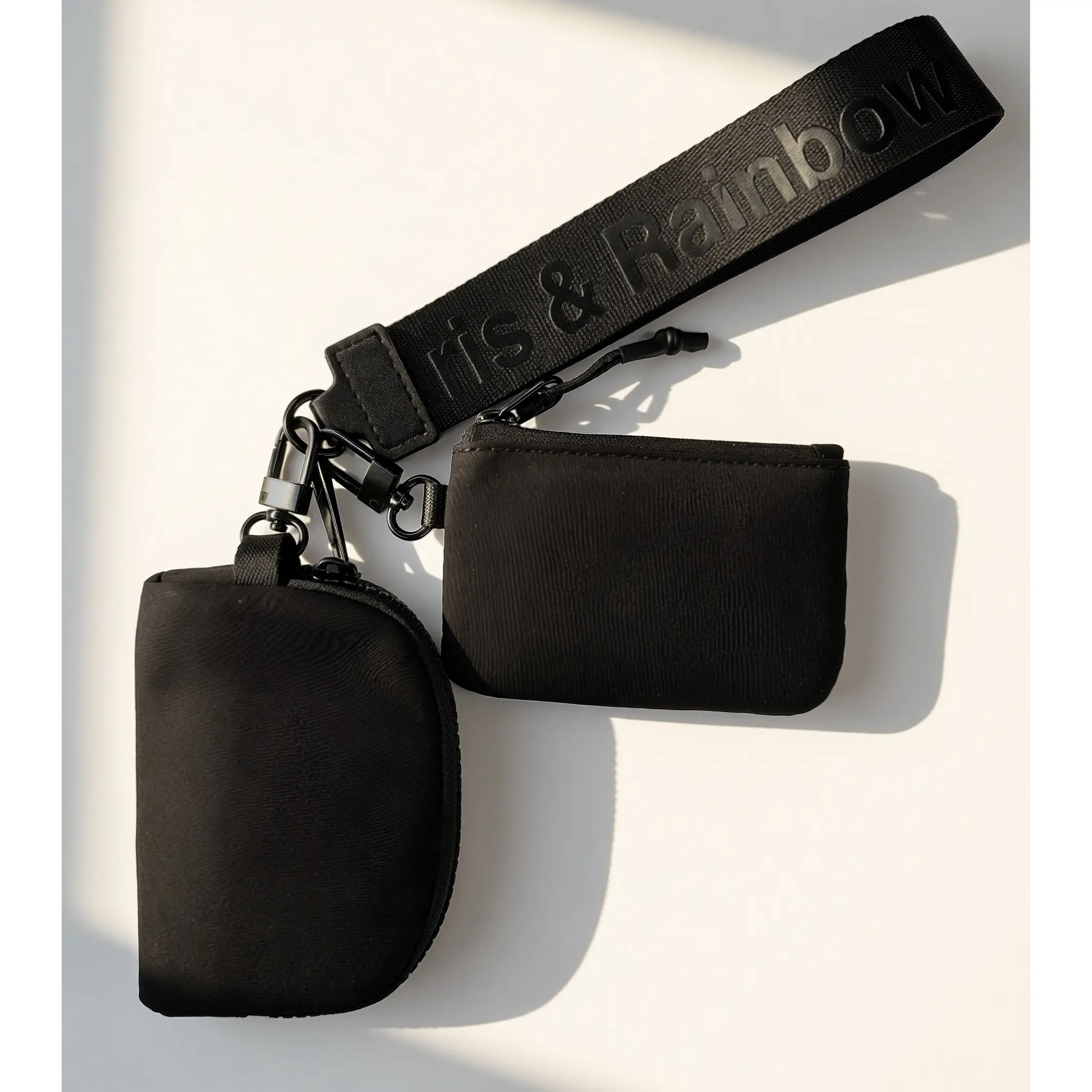 The Iris Pouch Wristlet (#8049-2) Trendy Minimalist Purse - By Iris & Rainbow