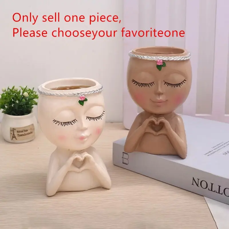 Simple Heart Girl Pen Holder, Student Living Room Office Desk Bookshelf Storage Decorative Ornament, Desk Accessories, Stationery Storage Organizer, Organizer Display Piece, Girly Office Supplies, Aesthetic Desk Accessories, Penholder