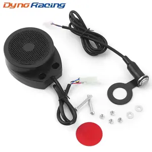 12-72V Simulation Exhaust Sound Wave Horn, Electric Scooter Engine Sound Simulator System, Electronic Fake Turbo, Car Accessories