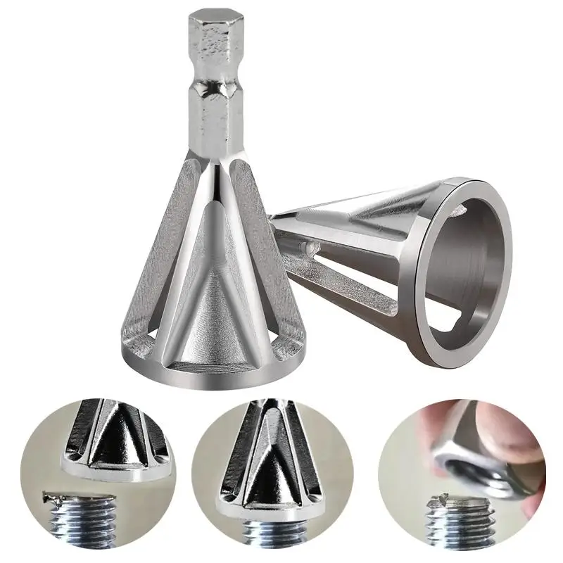 Drill Bit Set, Deburring External Chamfering Tool, Deburring External Chamfering Tool, Power Tool Accessories for Drill Bit Set, Cutting, Hardware, He