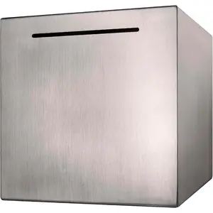 Stainless Steel Large Capacity Piggy Bank for Adults Safe Money Box with 500 Note Storage Capacity & Unique Gift Idea