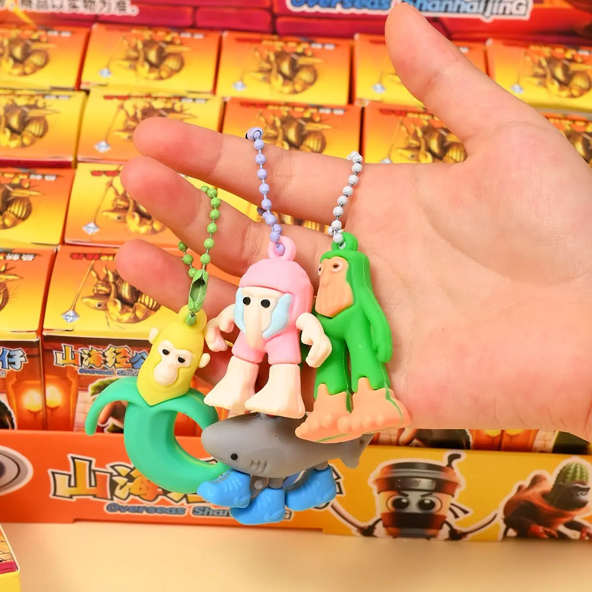24pcs New Hot Italian Brainrot Blind Box Keychain Set Pendant Toy