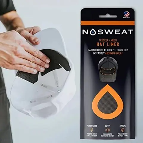 NoSweat Mesh Hat Liner 3-Pack - Patented Sweat-Lock Technology