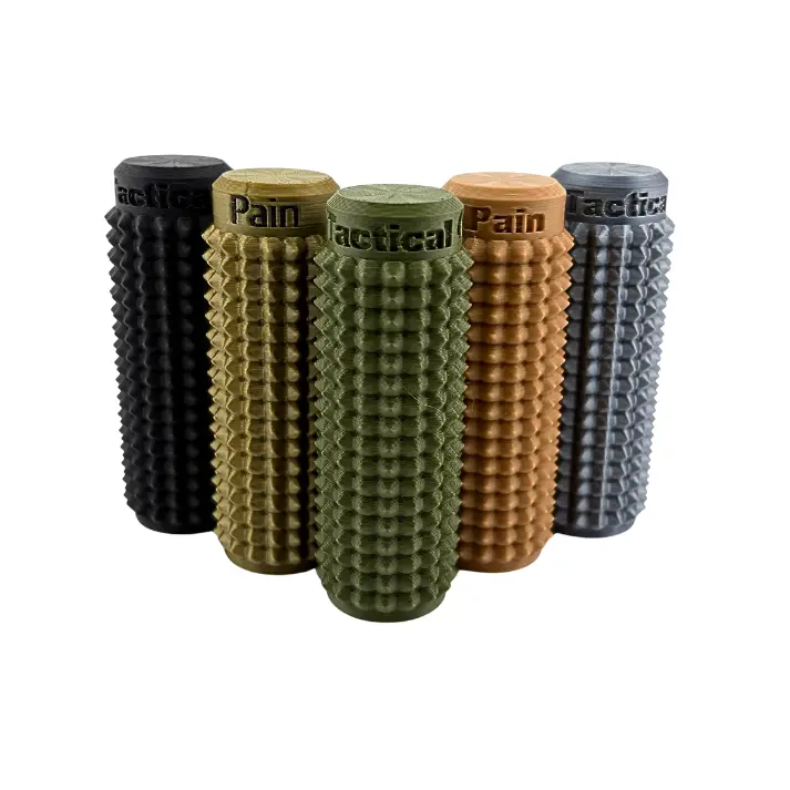 Little Ouchies Tactical Grippie Sensory Fidget Keychain - Rugged Stim Tool, Tactical Aesthetic, Masculine Colors, Stress Relief Toy for Sensory Needs