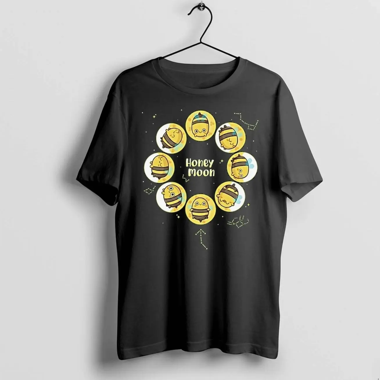 Honey Moon Bee Cute Phases 0 Tshirts Sweater Hoodie KEC