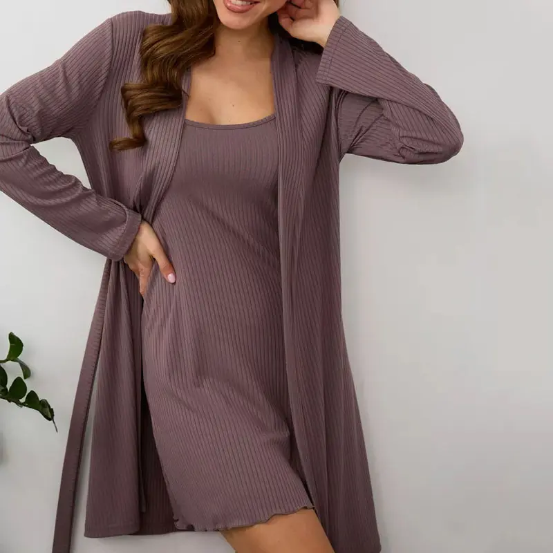 Maternity Casual Loungewear Set, Solid 2-Piece Soft Stretch Knit Pajamas with Nursing Friendly Top and Pants, Pregnancy, Dressing Gown, Breathable Nursing Friendly, S, Polyester Clothes