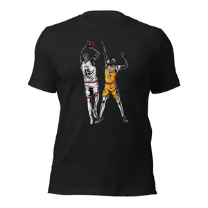 Vintage Joker Shot Denver Basketball T Shirt 100% Cotton Pre Shrunk Fabric Athletic Heather Design