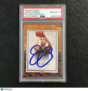 2007-08 Artifacts Basketball #48 Jason Kapono Signed Card AUTO 10 PSA Slabbed Ra