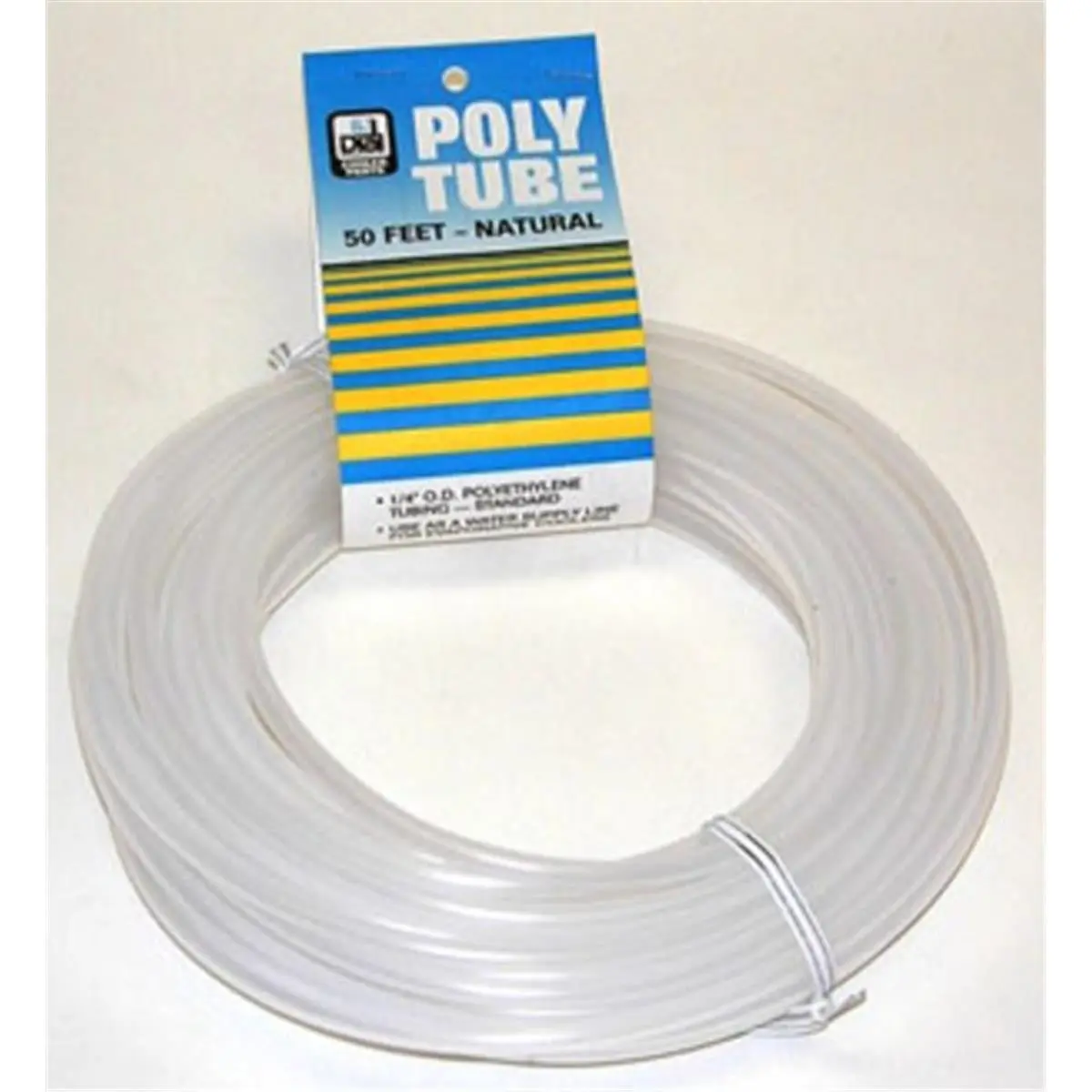 Dial Manufacturing Corrugated Discharge Hose, Flexible Polyethylene Water Pipe for Coolers & Boating, 0.5" x 100'