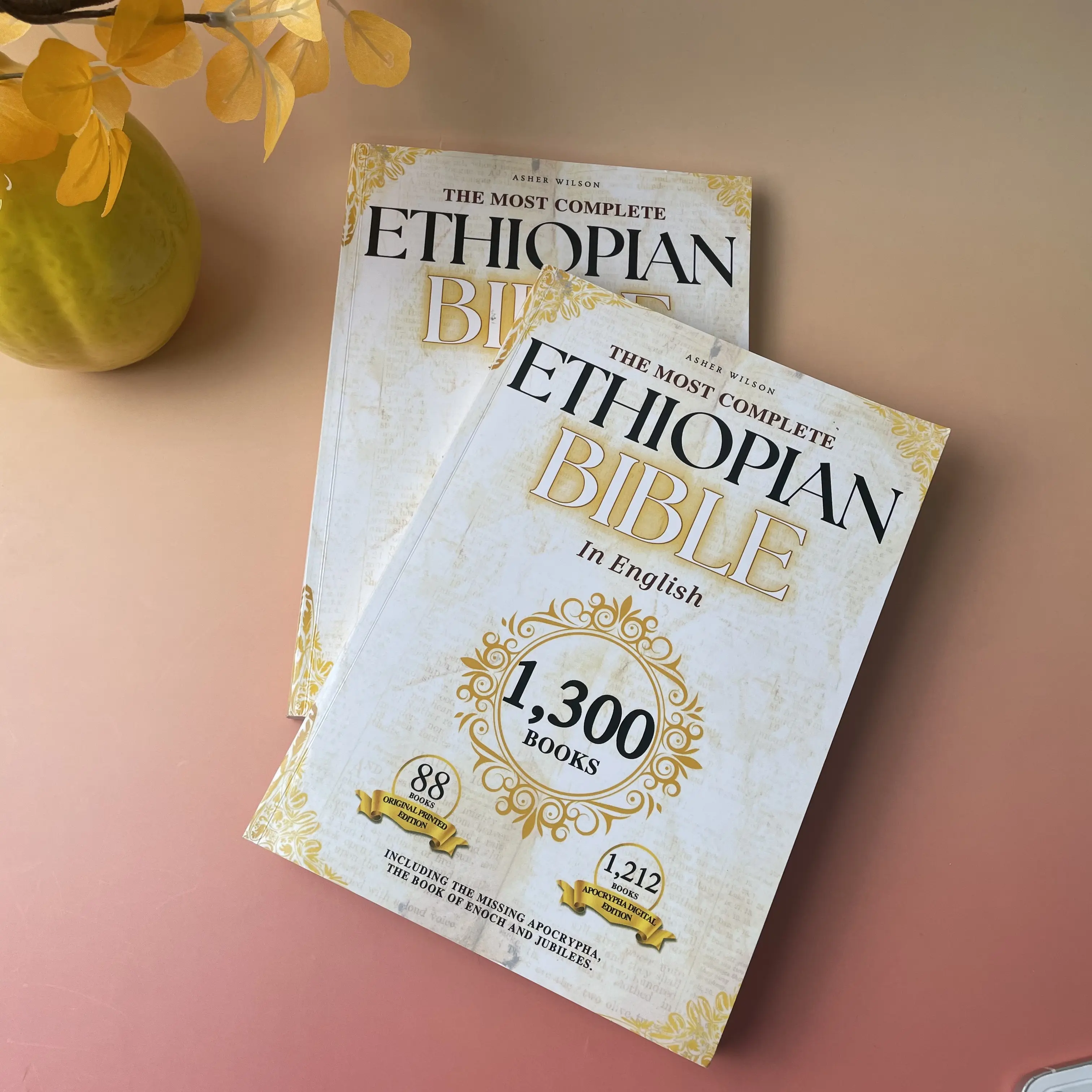 The Most Complete Ethiopian Bible English Version 2 Pack, 1300 Books with Book of Enoch & Jubilees Apocrypha