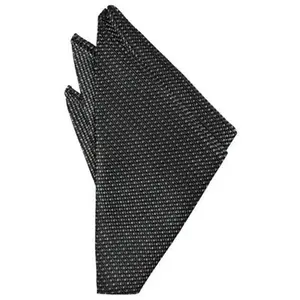 Asphalt Silk Weave Pocket Square