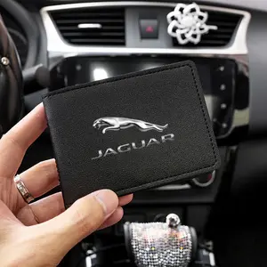 Car Driver License Bag Purse, Business Credit Card Holder, License Holder for Jaguar Xfr Xf Sportbrake F-Type S-Type Svr, Car Accessories
